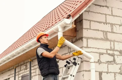 Pose et remplacement de gouttières à Eauze